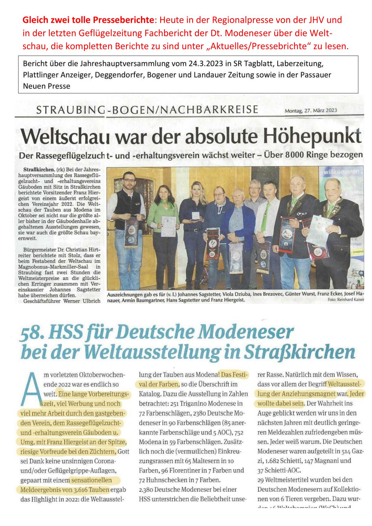 3 Gleich zwei tolle Presseberichte 01