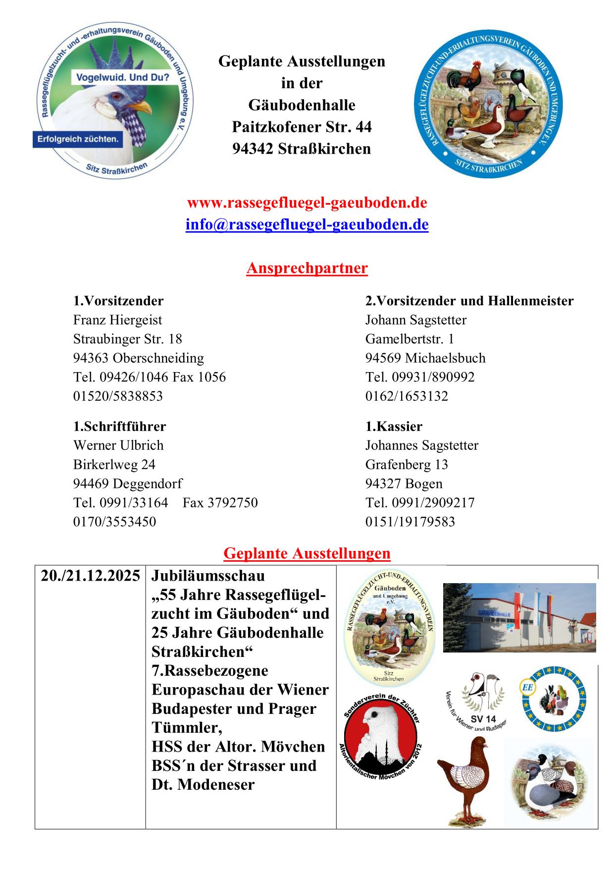 Geplante Ausstellungen 2025 01