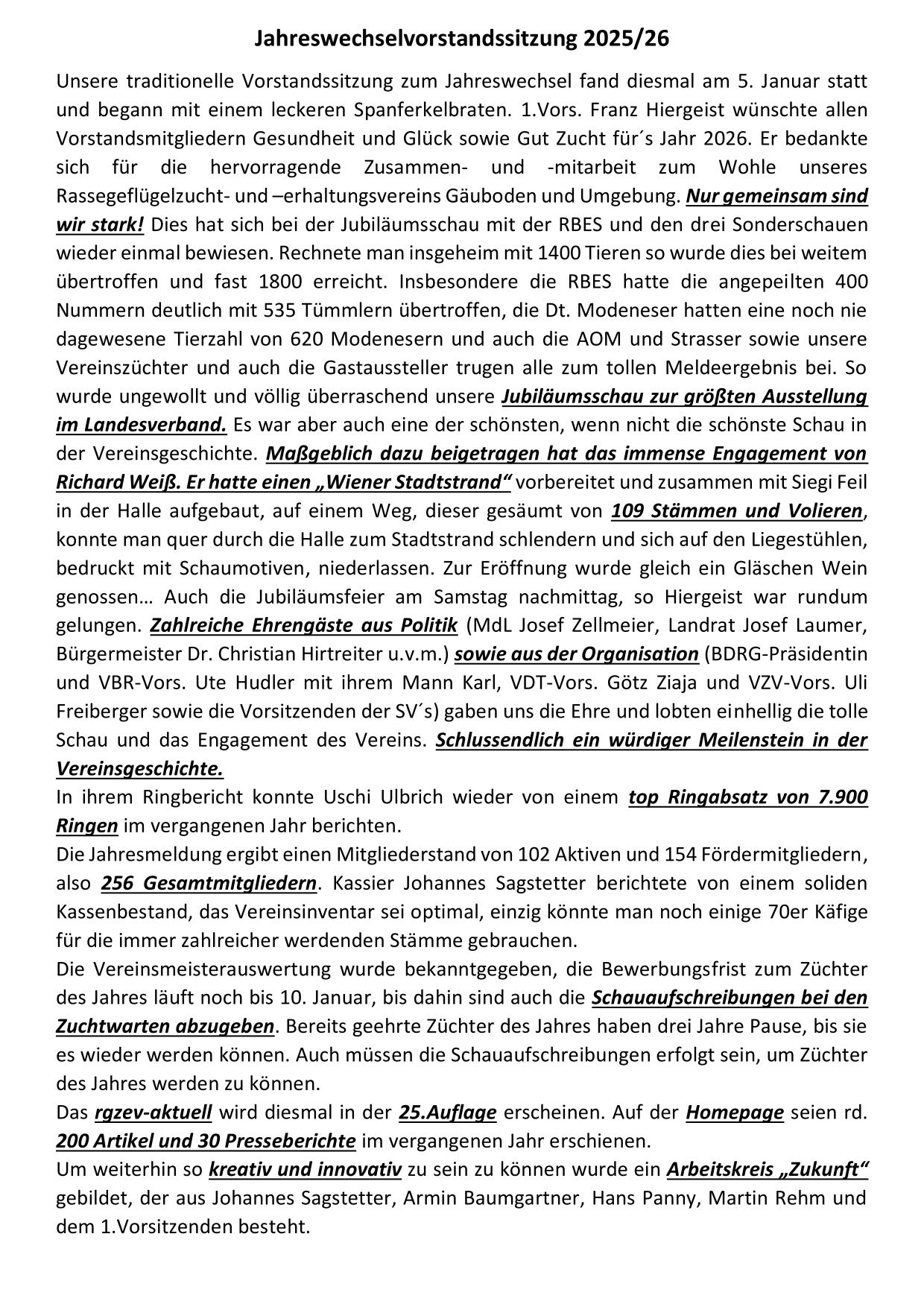 1 Jahreswechselvorstandssitzung 2025 01